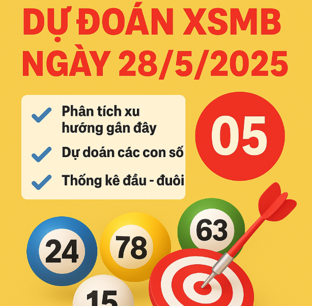 dự đoán xổ số miền bắc ngày 28/5/2025